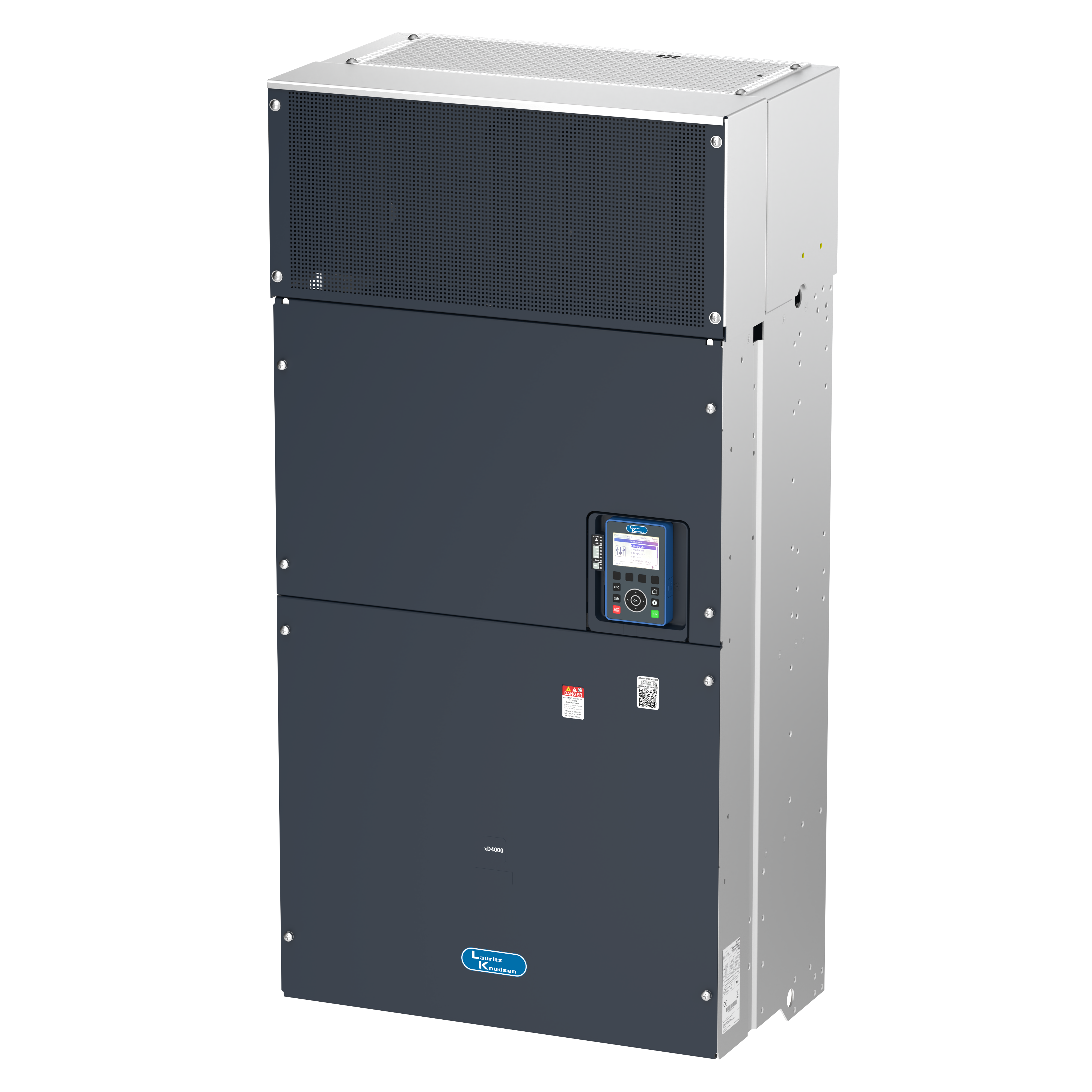 XD4000-481P-4A1221 200kW(HD)/250kW(ND) 415V VFD — side view