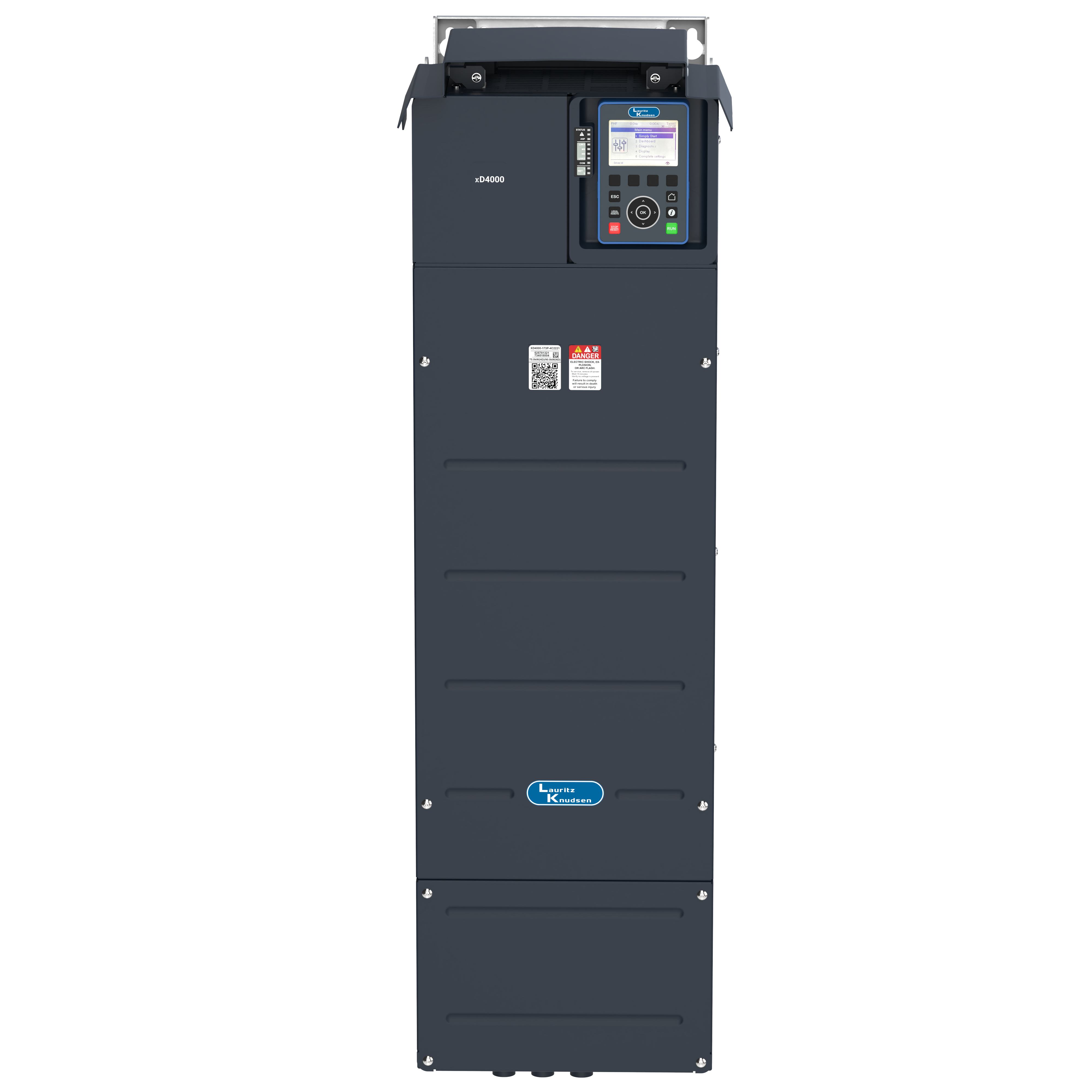 XD4000-106P-4C2221 45kW(HD)/55kW(ND) 415V VFD — front view