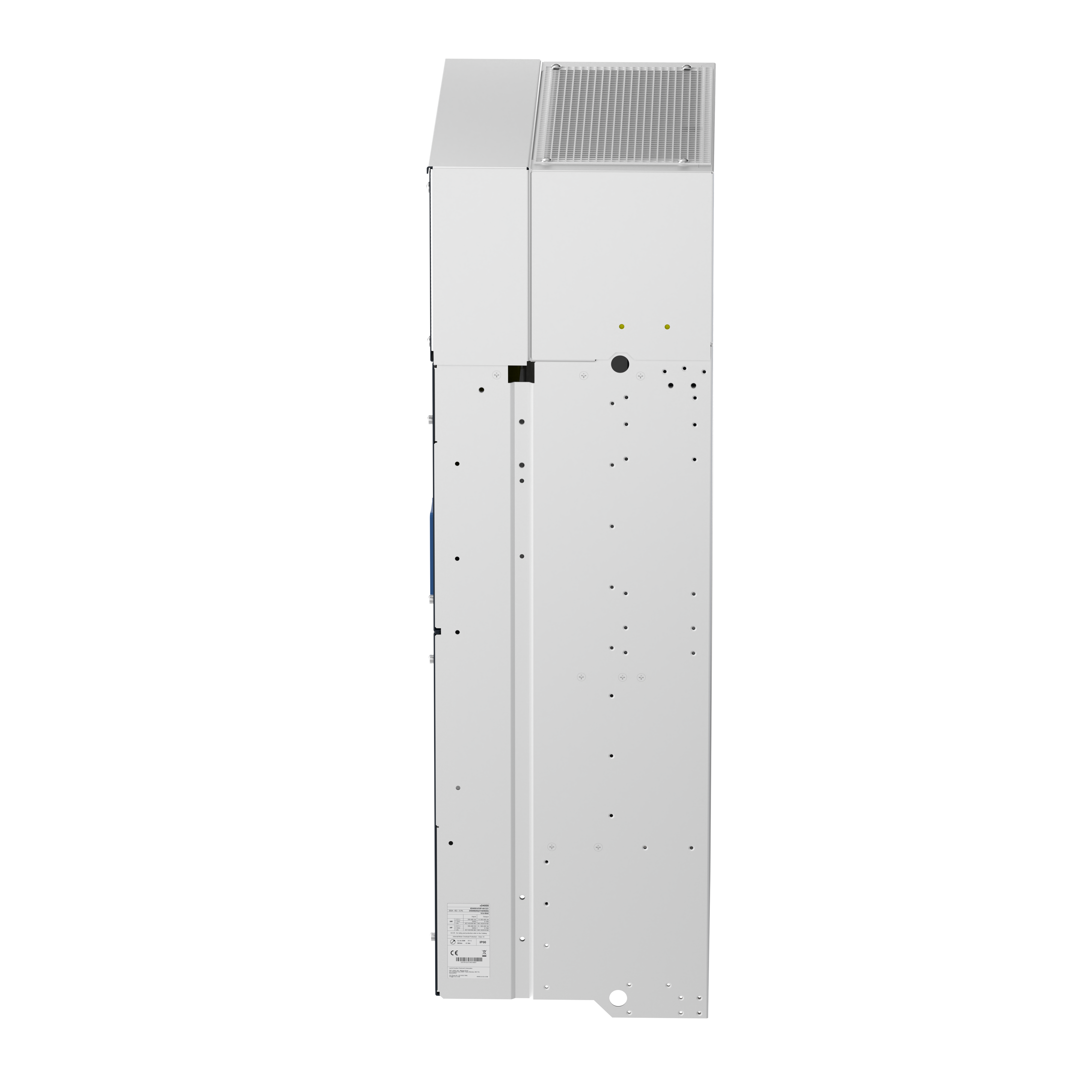 XD4000-481P-4A1221 200kW(HD)/250kW(ND) 415V VFD — bottom view